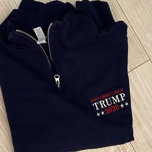 Trump Sweat Shirt with Zipper